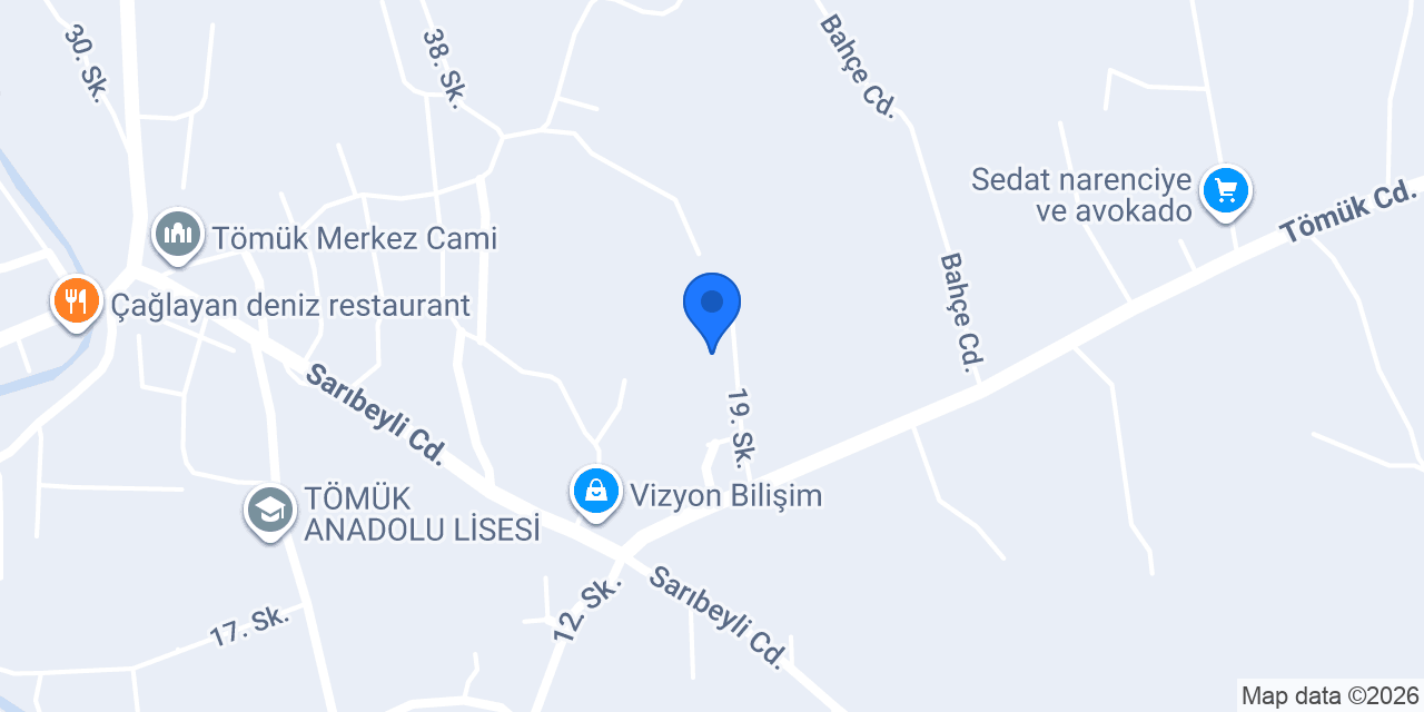 Arkütaş Tarım Market konumu