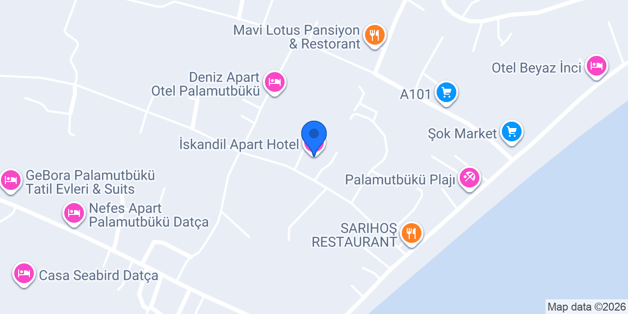 İskandil Apart Hotel konumu