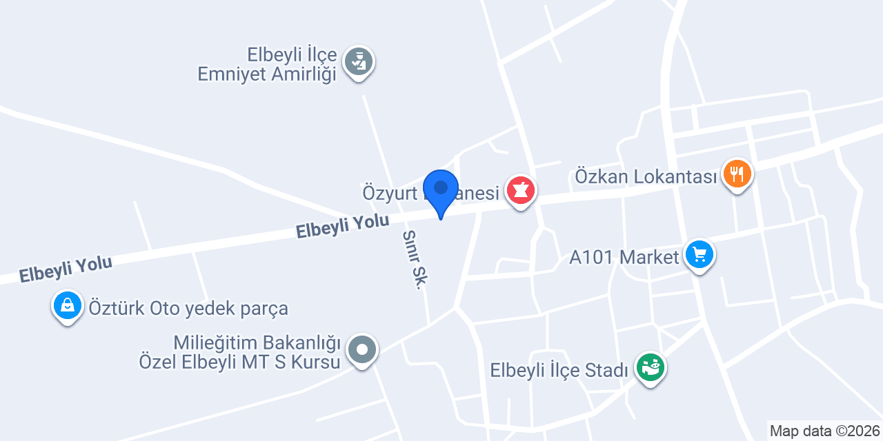 Özkan Un Değirmeni konumu