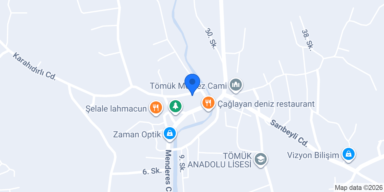 Şok-mersin Tömük Şubesi konumu