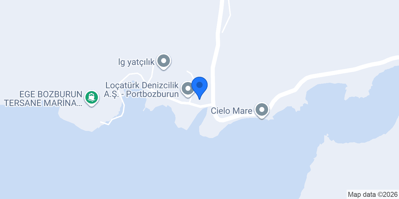 Bozburun Vinç konumu