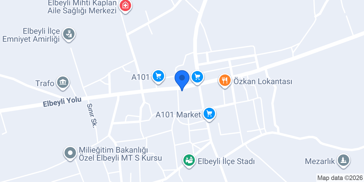 Elbeyli şifa veteriner klinigi konumu