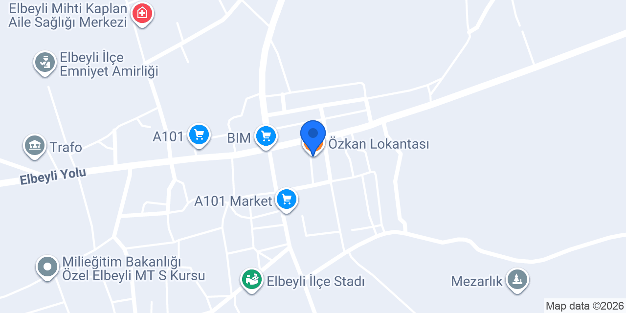 Özkan Lokantası konumu