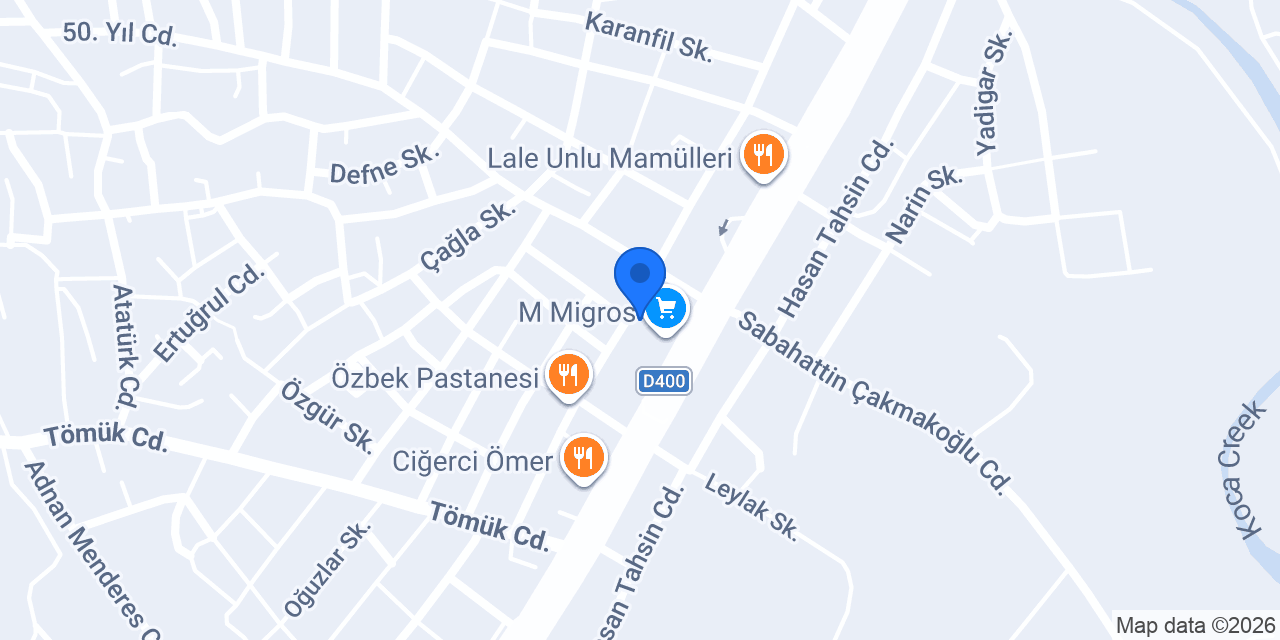 Öz karamel patiseri konumu