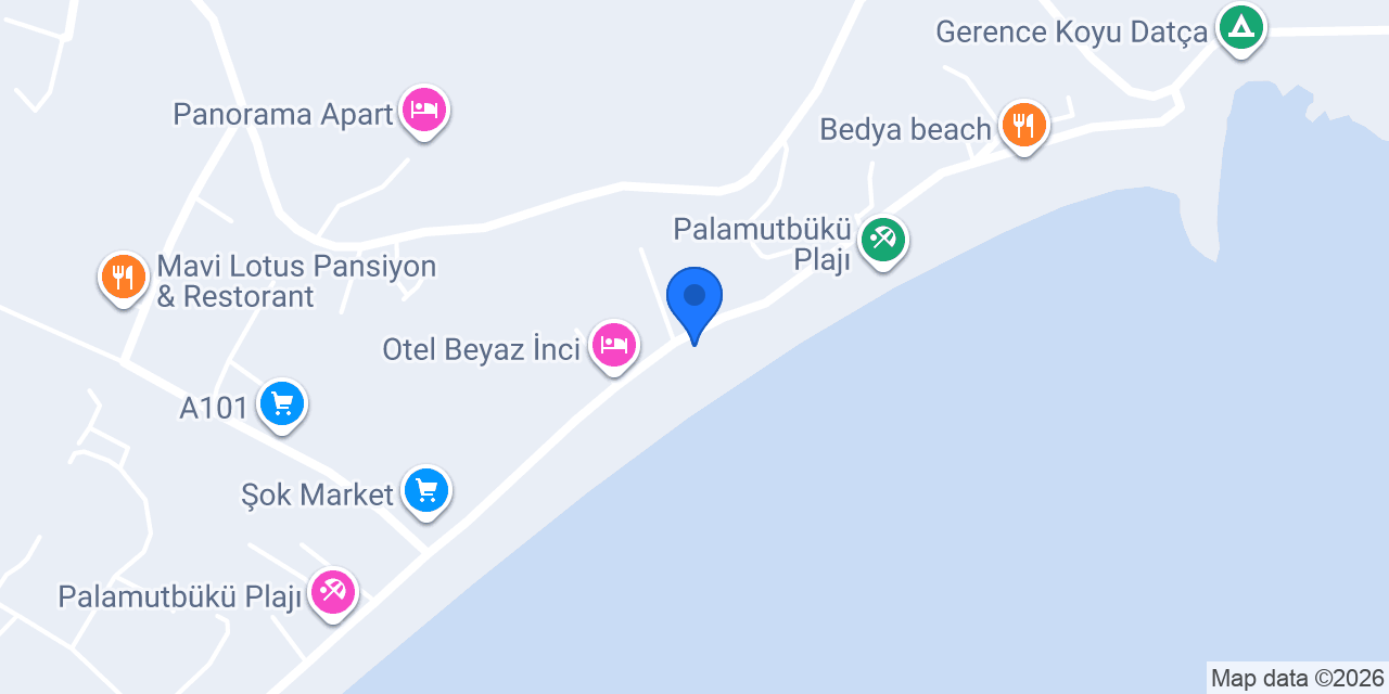 Palamut Restaurant & Beach konumu