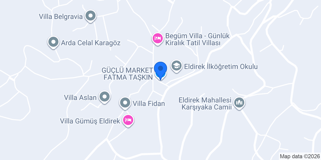 GÜÇLÜ MARKET FATMA TAŞKIN. konumu