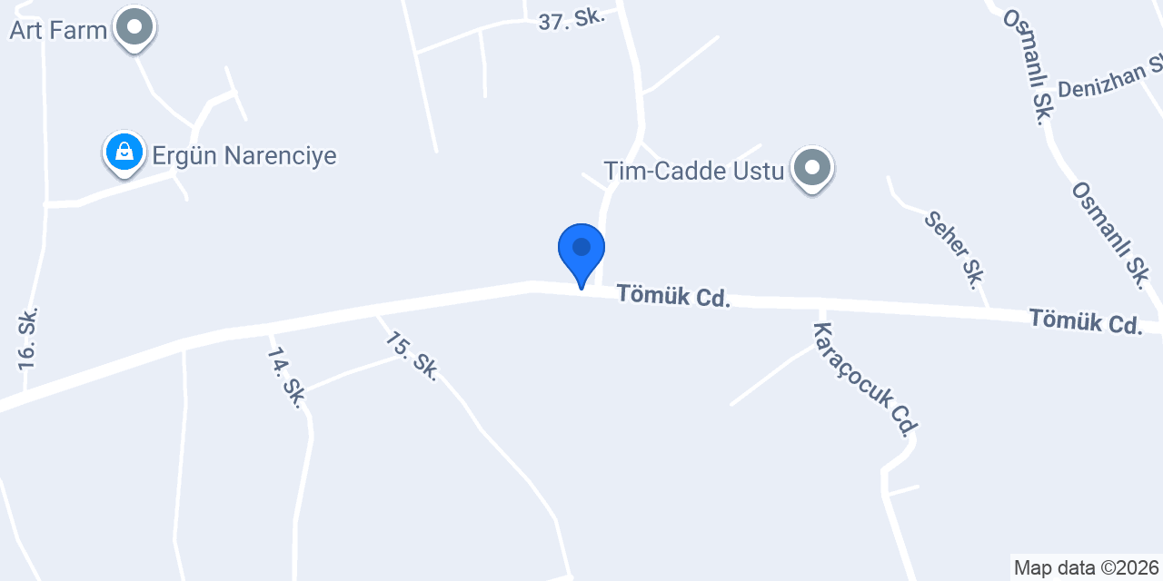 Günaylar Mobilya konumu