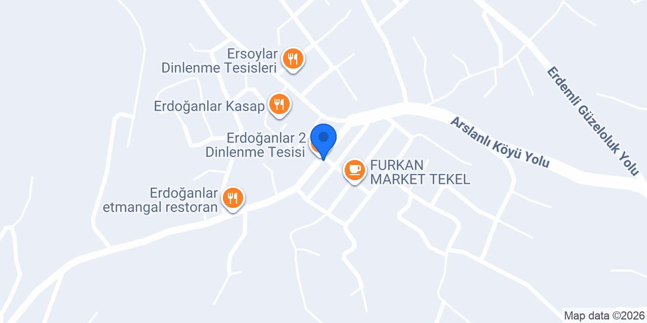 Şenler Market konumu