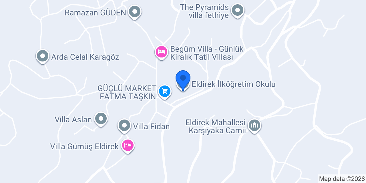 Eldirek İlköğretim Okulu konumu