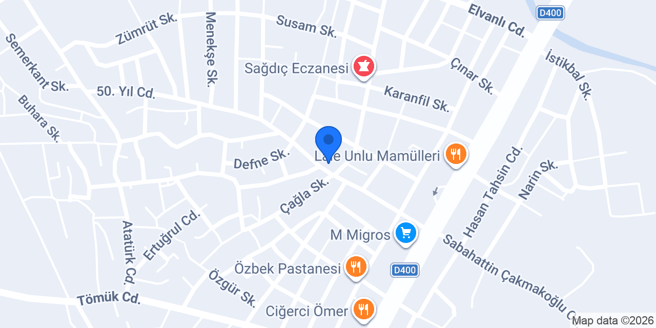 Terzi Zeynel Yazar konumu
