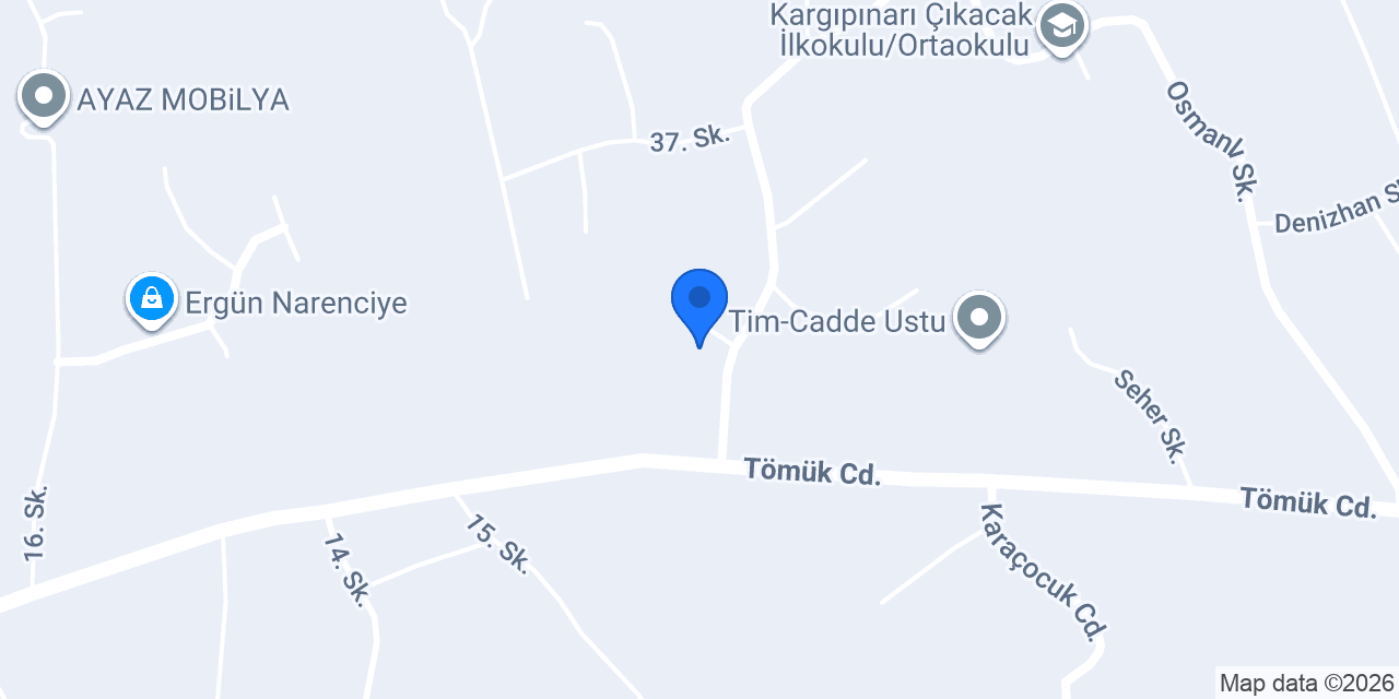 Tim-Anacadde Ustu konumu