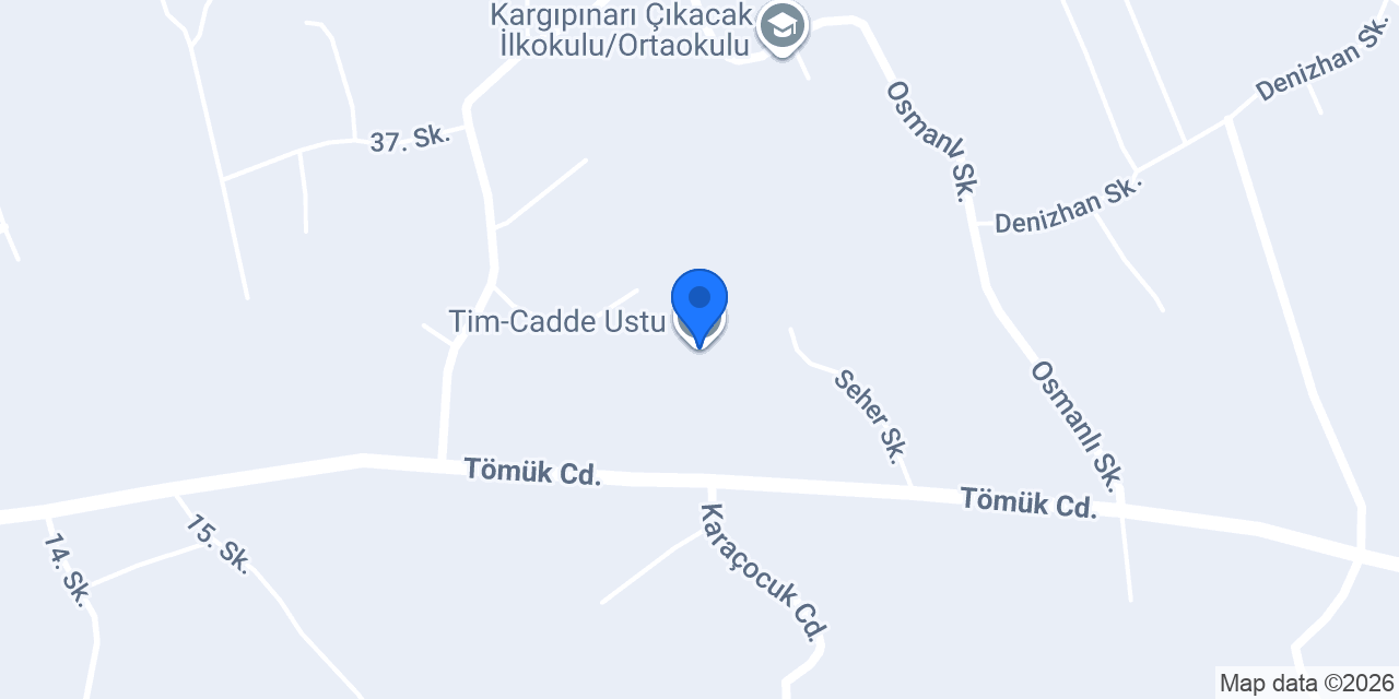 Tim-Cadde Ustu konumu