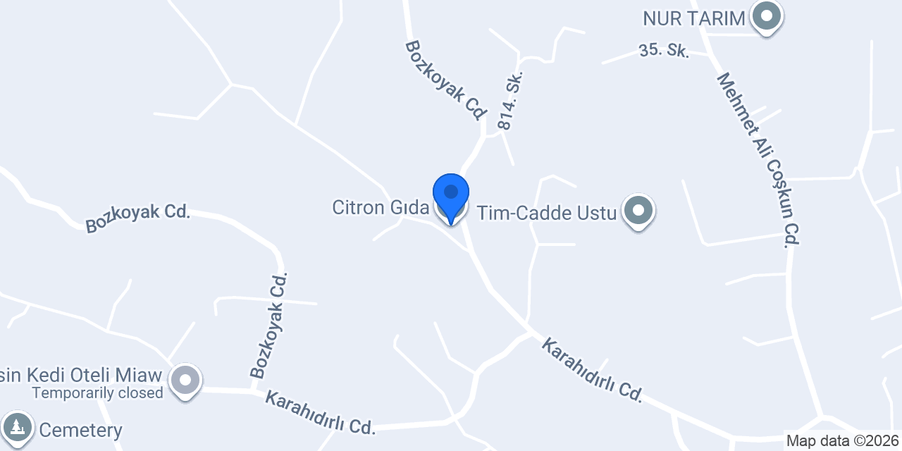 Citron Gıda konumu