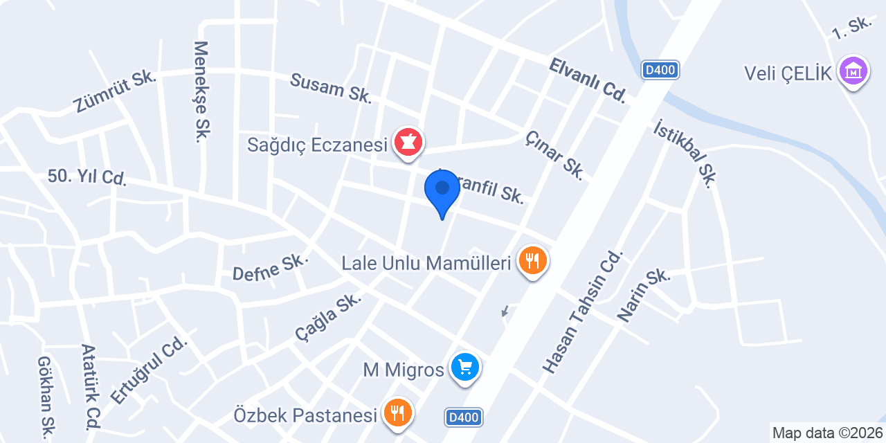 ECZANE DİLEK konumu