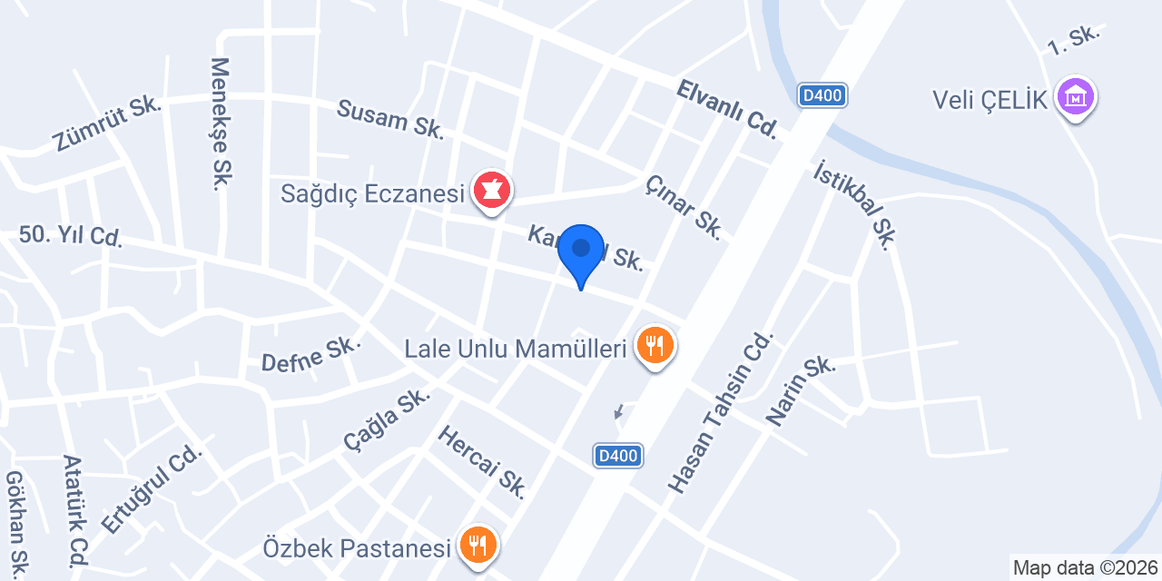 Güneş Mobilya konumu
