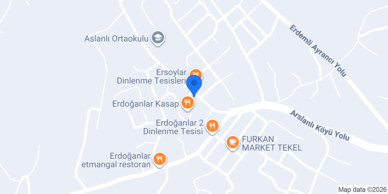 ARSLANLI RESTAURANT konumu