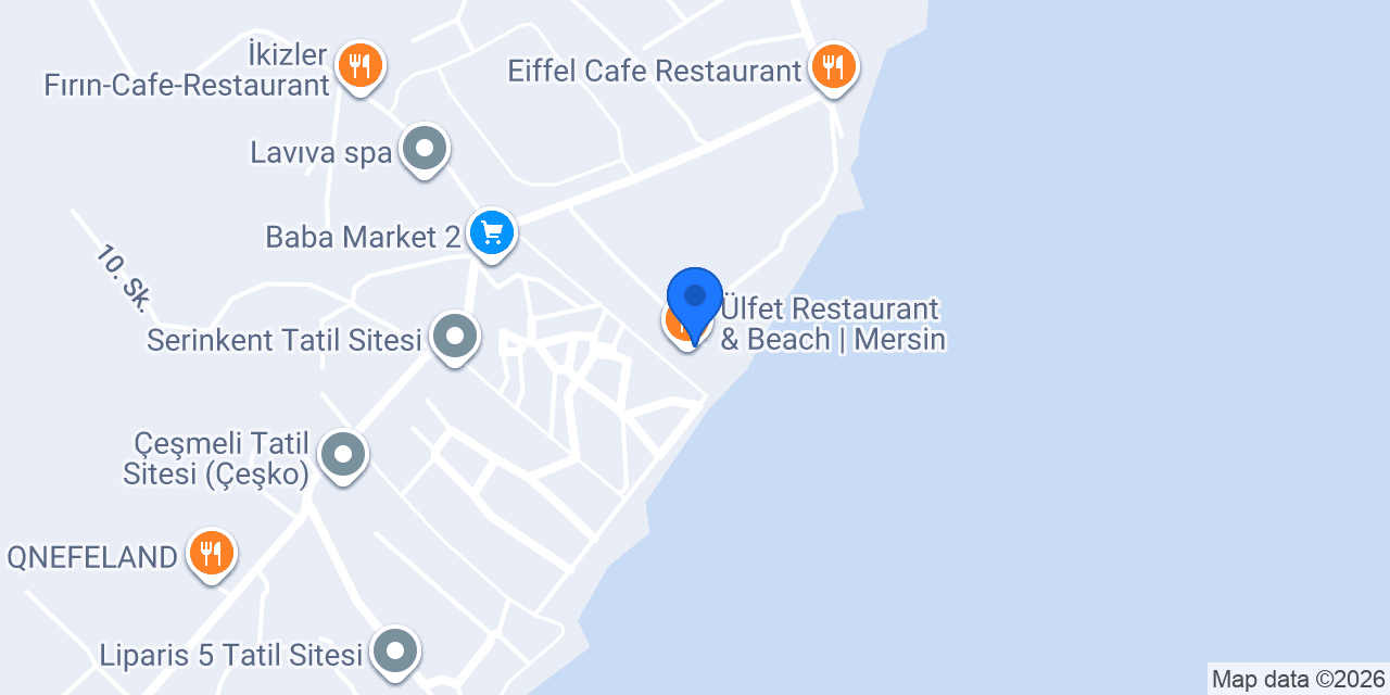 Charlie's Fish House Mersin konumu