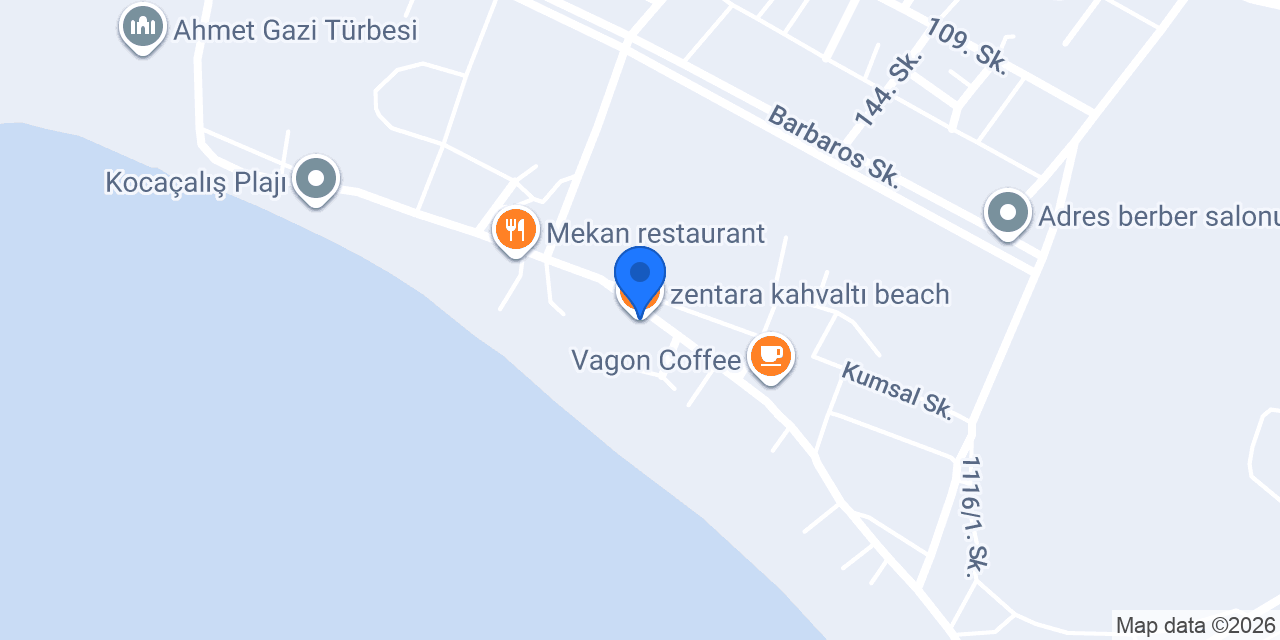 zentara kahvaltı beach konumu