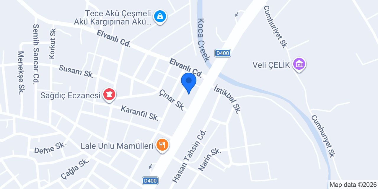 ÇITIR LAHMACUN konumu