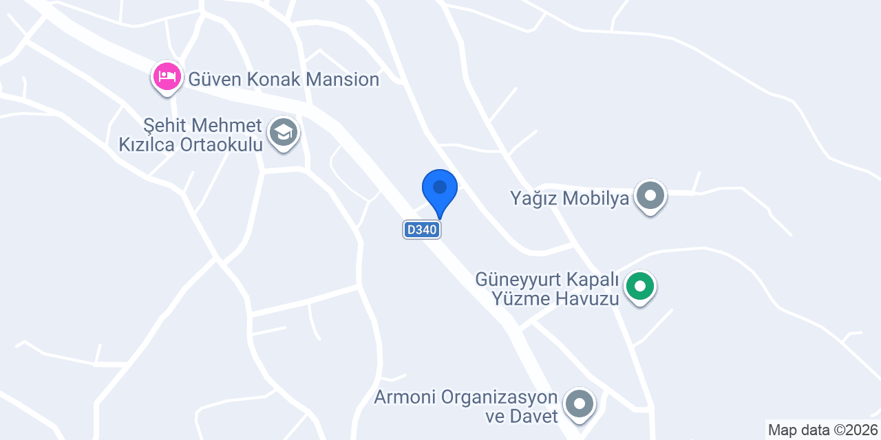 Çalışkan Değirmen konumu