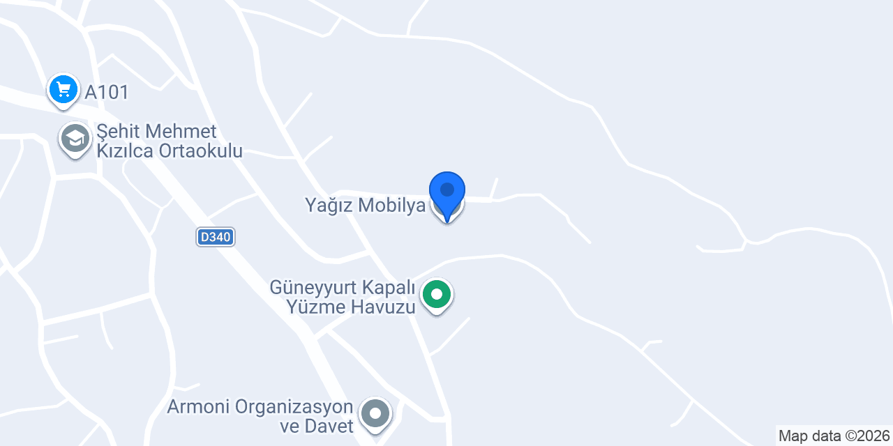 Yağız Mobilya konumu