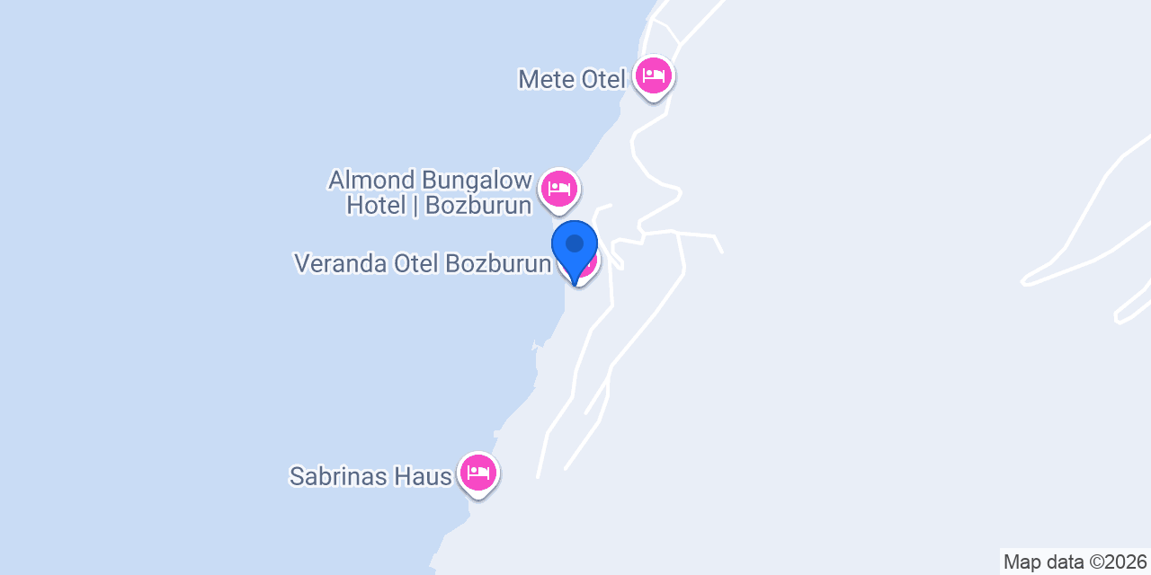 Veranda Otel Bozburun konumu