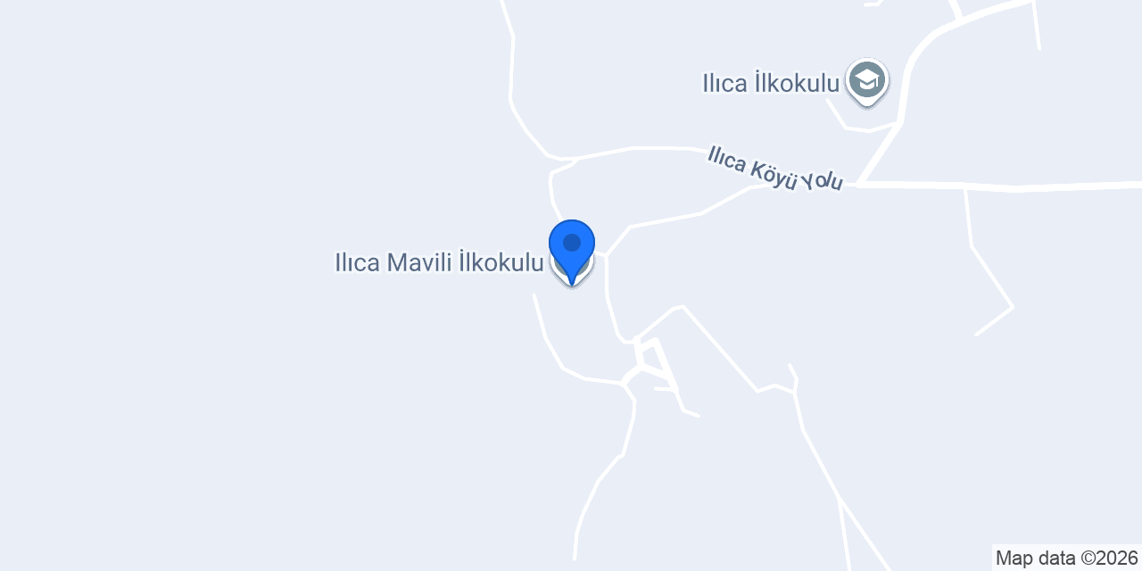 Ilıca Mavili İlkokulu konumu