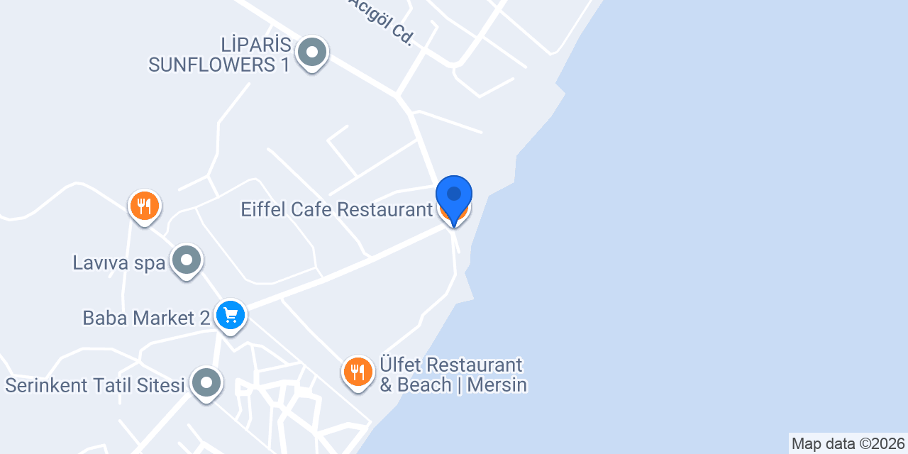 Eiffel Cafe Restaurant konumu