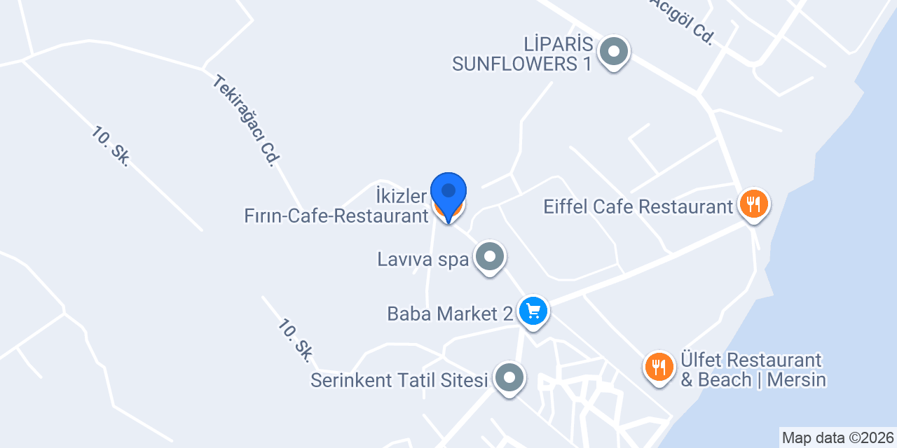 İkizler Fırın-Cafe-Restaurant konumu