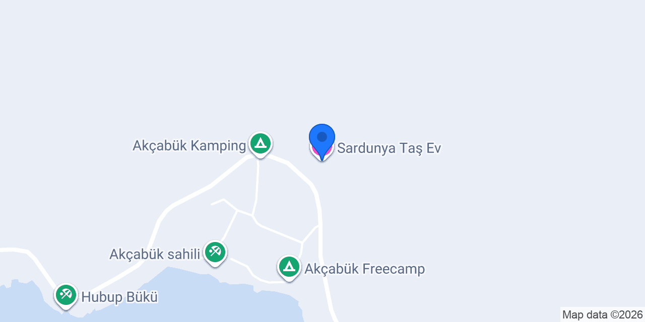 Sardunya Taş Ev konumu