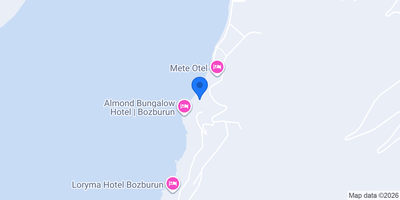 Bozblue Otel Bozburun konumu