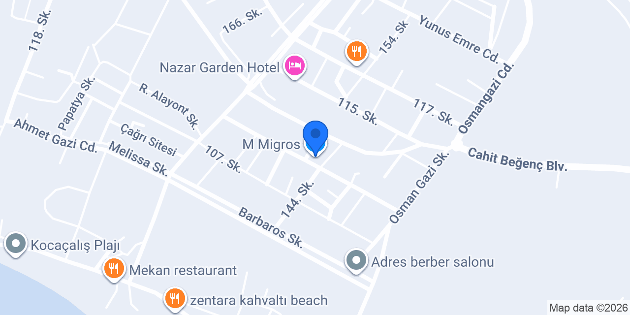 M Migros konumu
