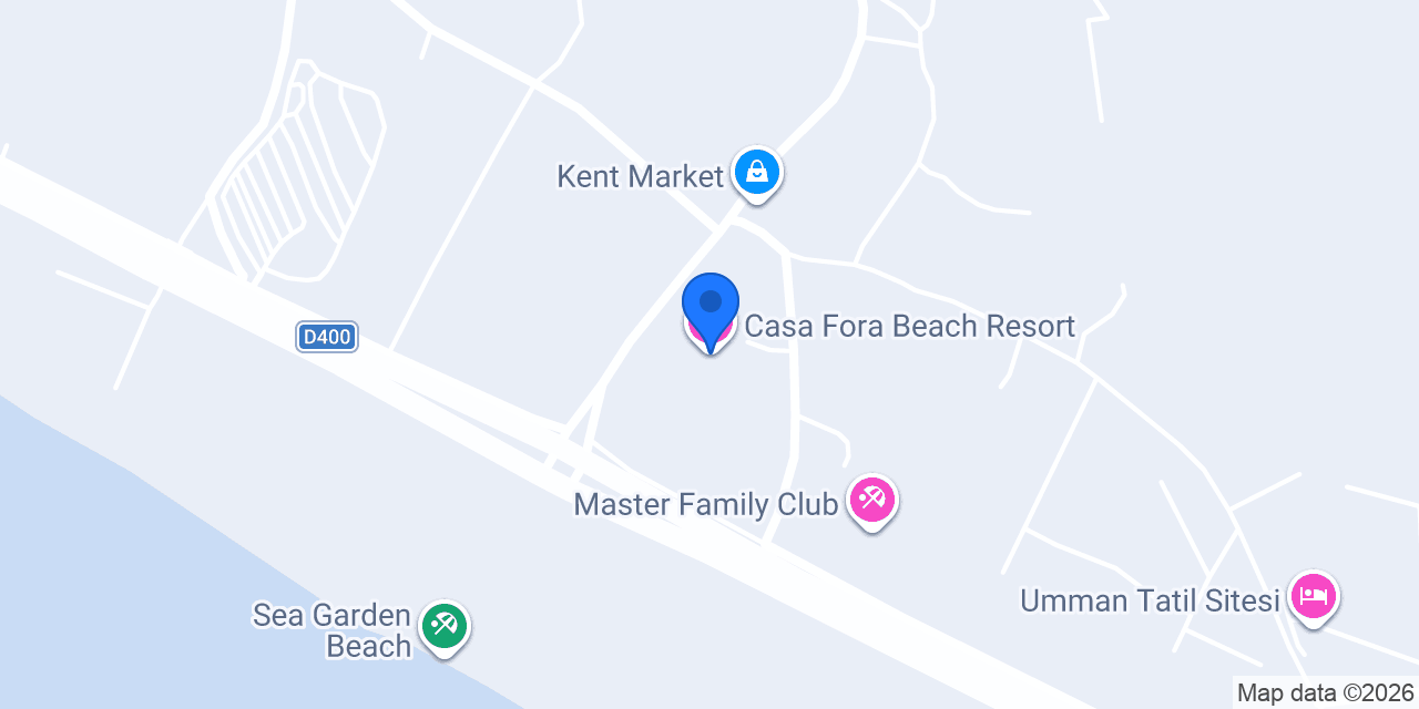 Casa Fora Beach Resort konumu