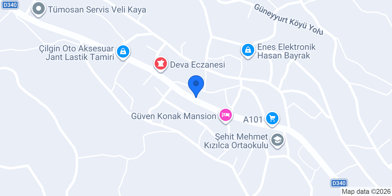HİSAR MARKET konumu