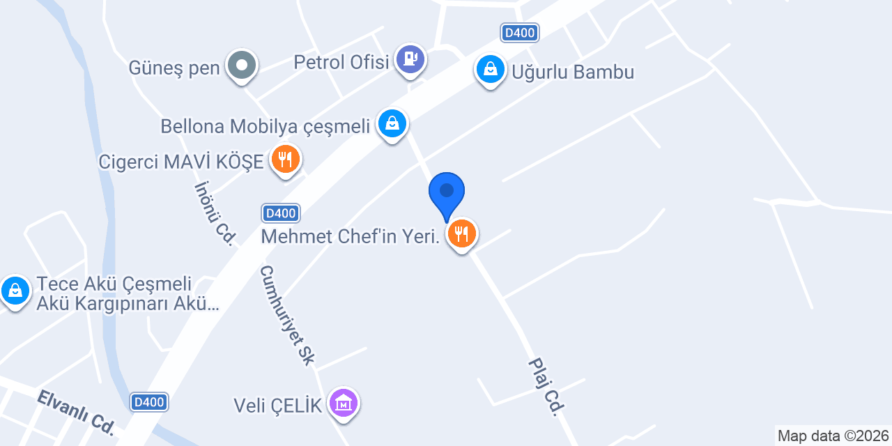 Yapal Mobilya konumu