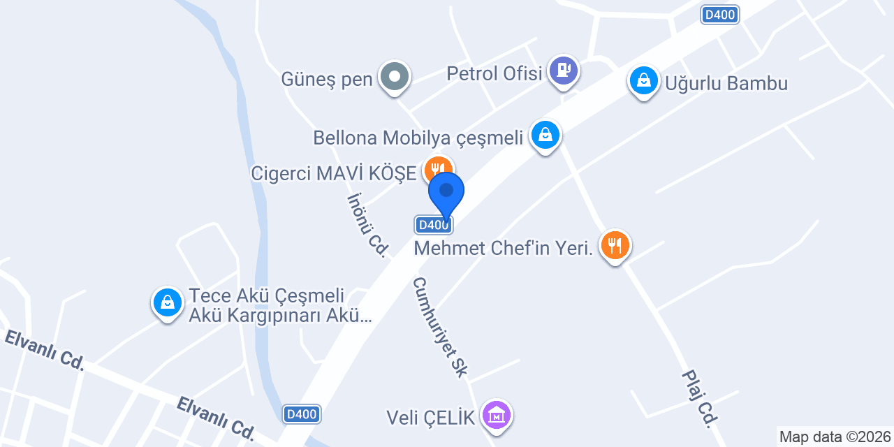Özoğlu Fidancılık konumu