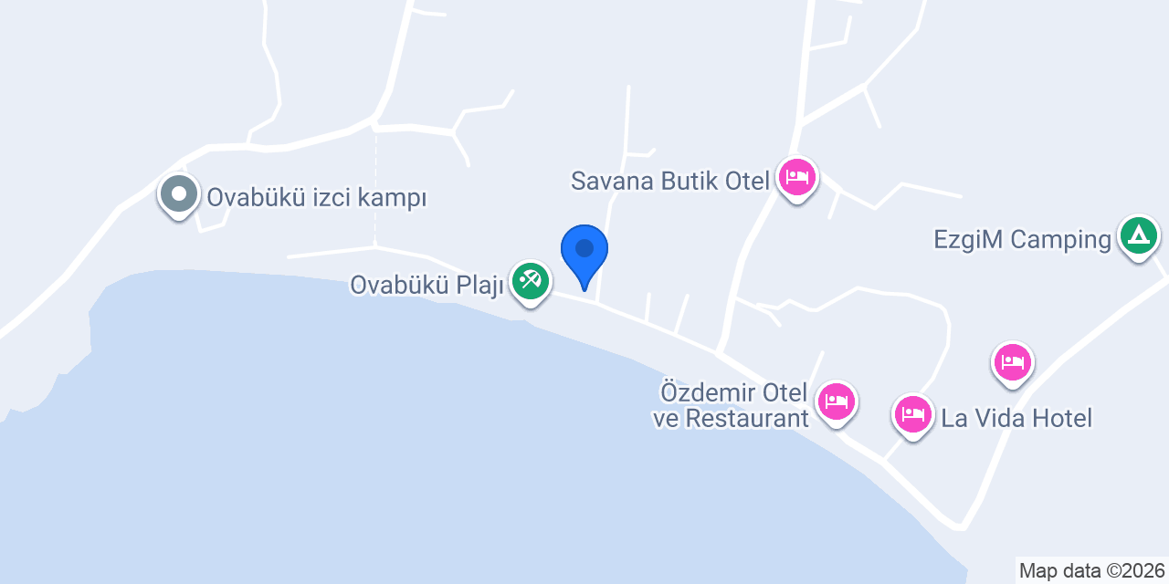Ova Butik Otel konumu
