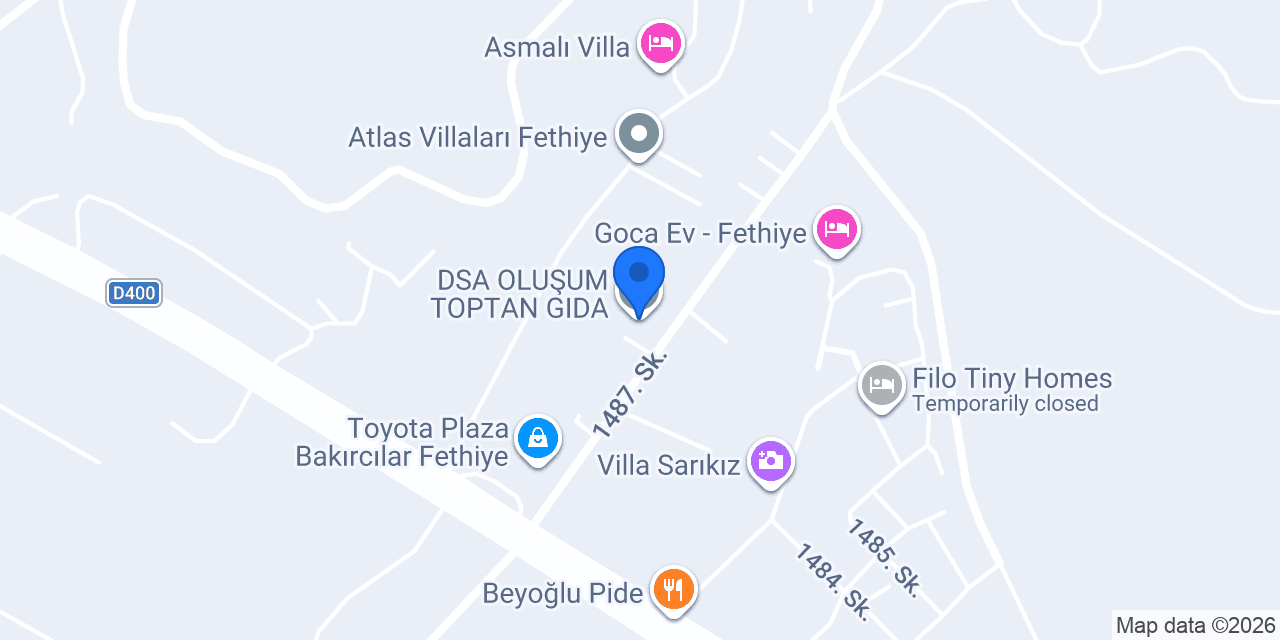 DSA OLUŞUM TOPTAN GIDA konumu