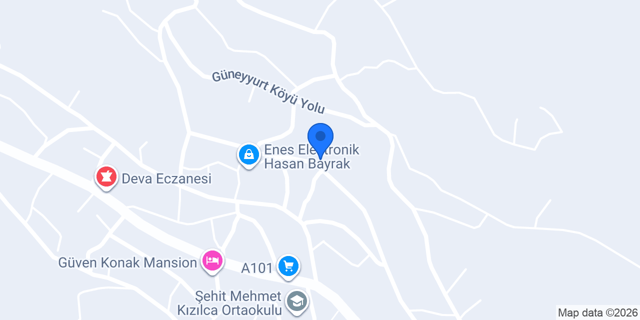 Güneyyurt Çok Programlı Lisesi konumu