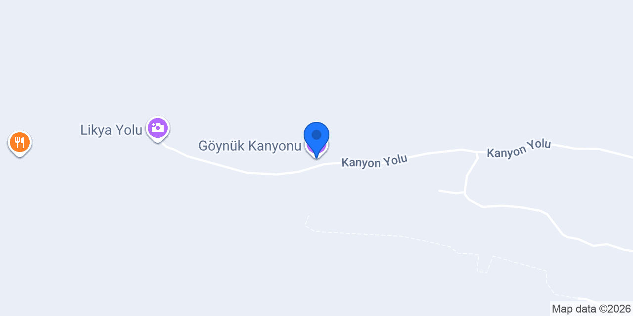 Göynük Kanyonu konumu