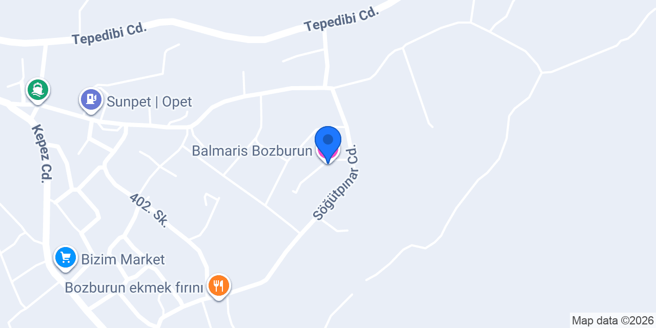 Balmaris Bozburun konumu
