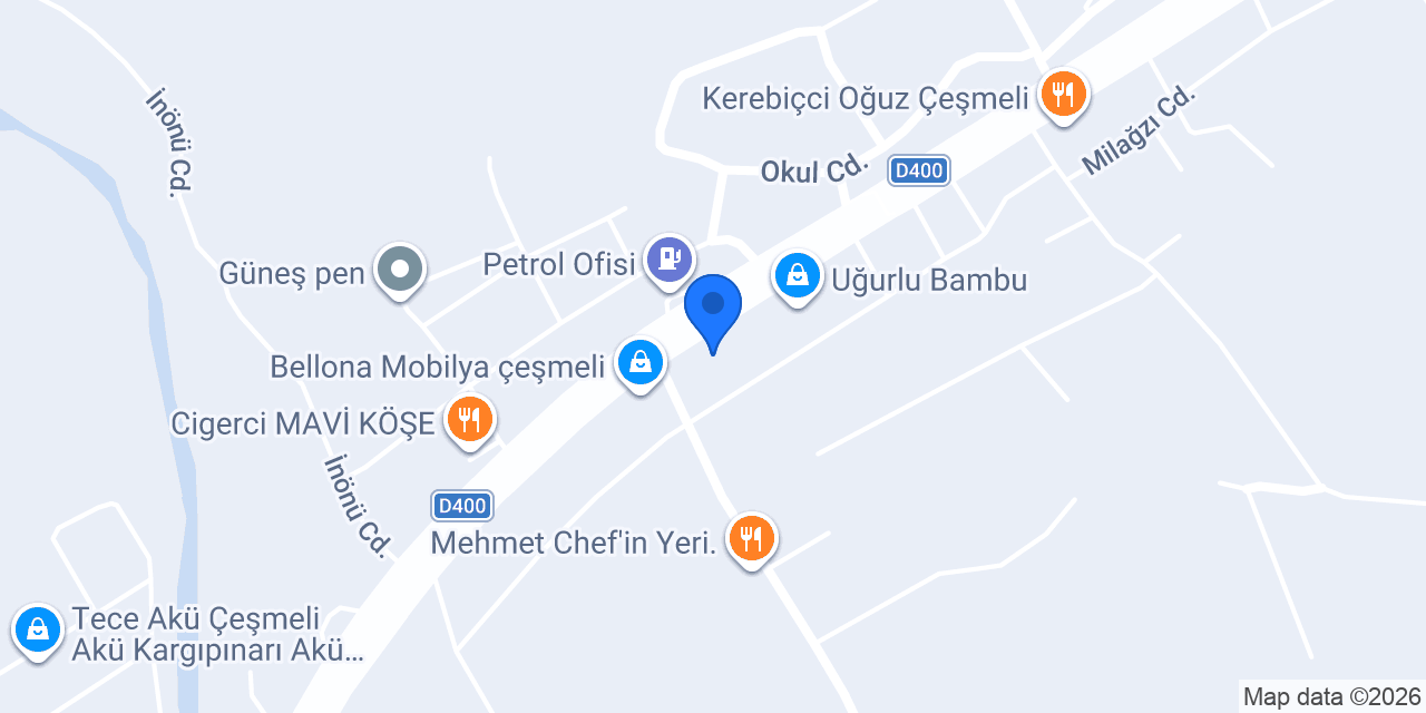 Çelikler Halı Mobilya konumu