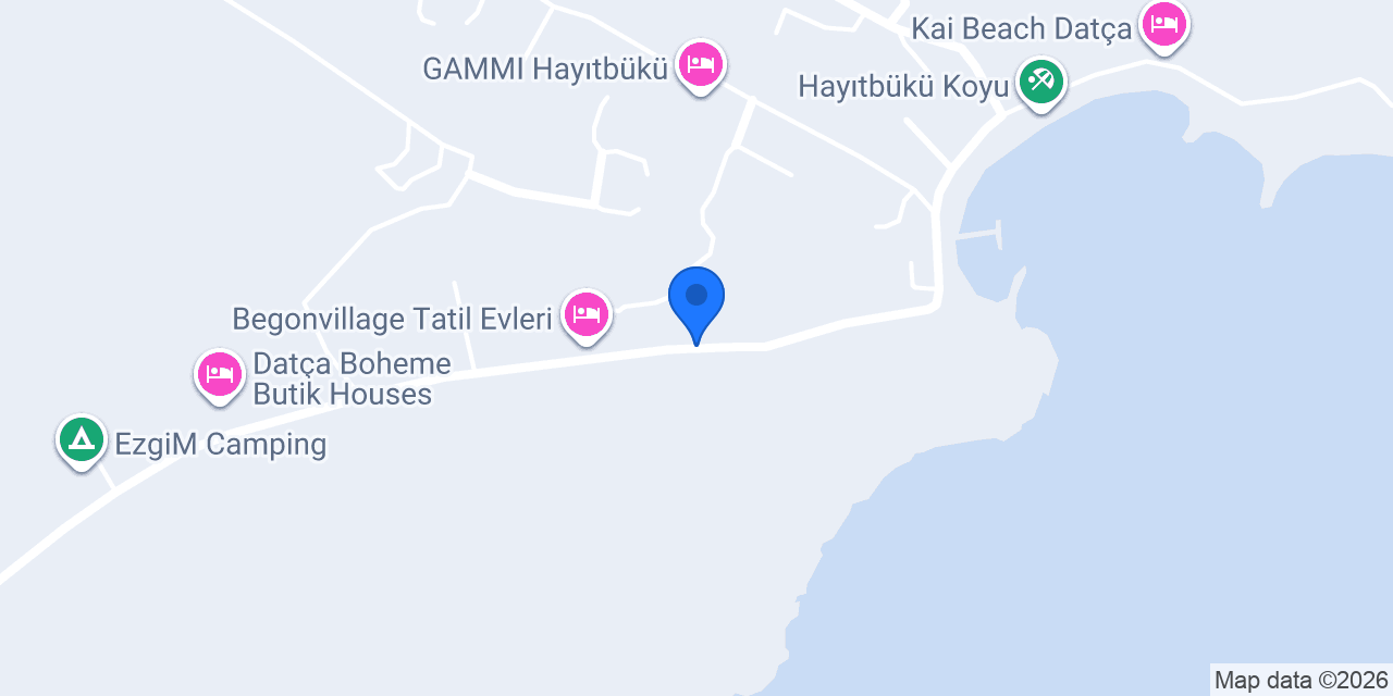Meltem Pansiyon Datça konumu