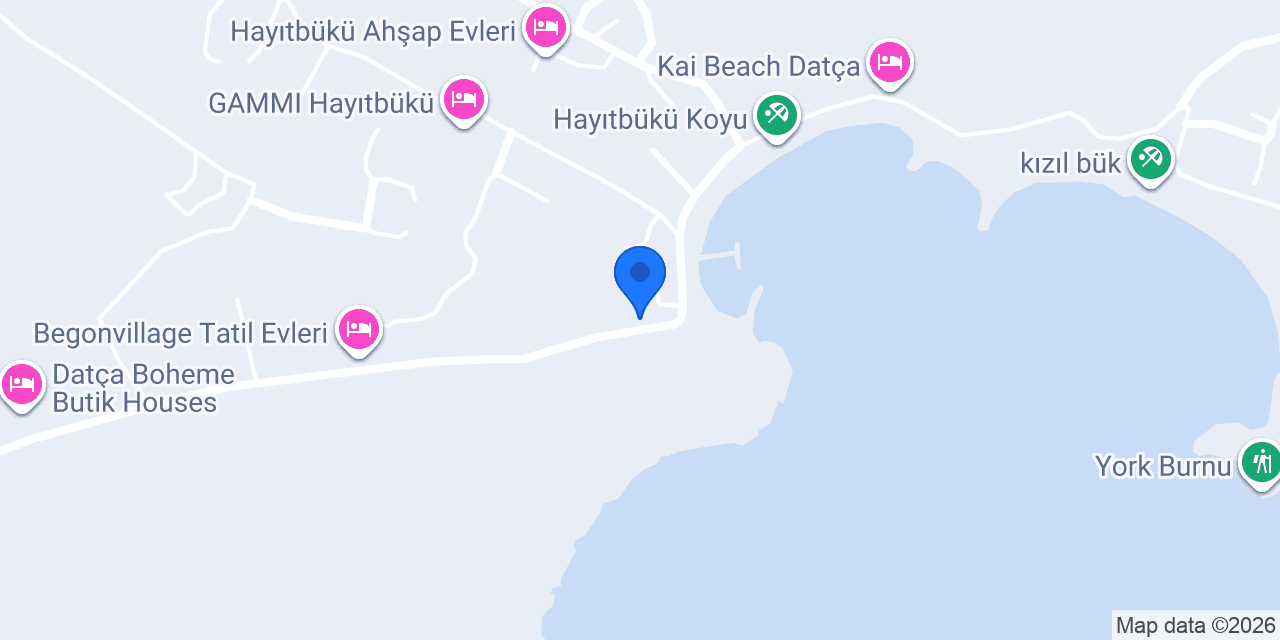 Derinada Pansiyon konumu