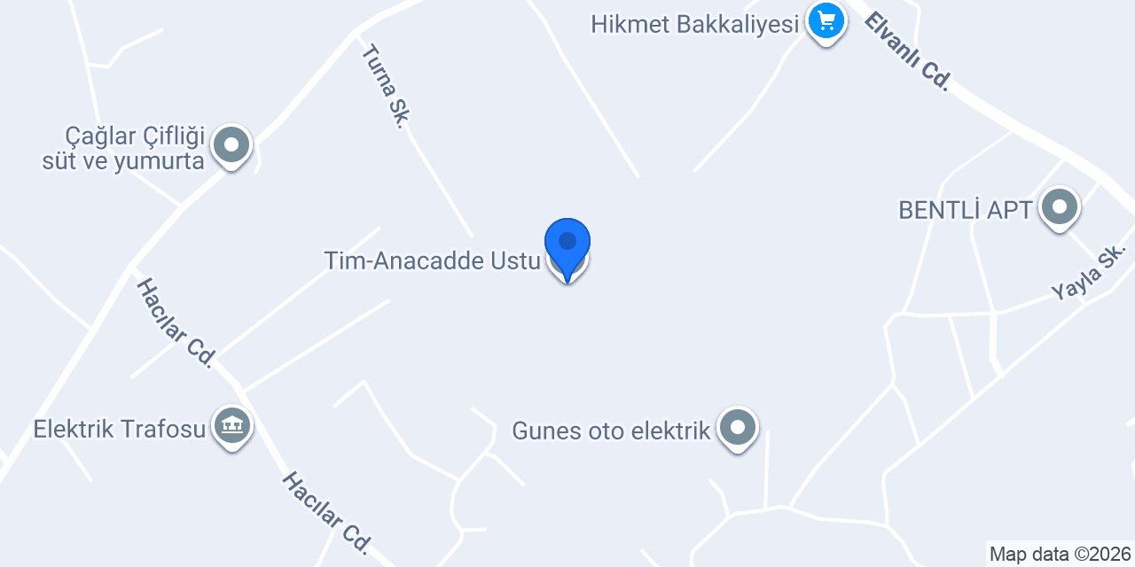 Tim-Anacadde Ustu konumu
