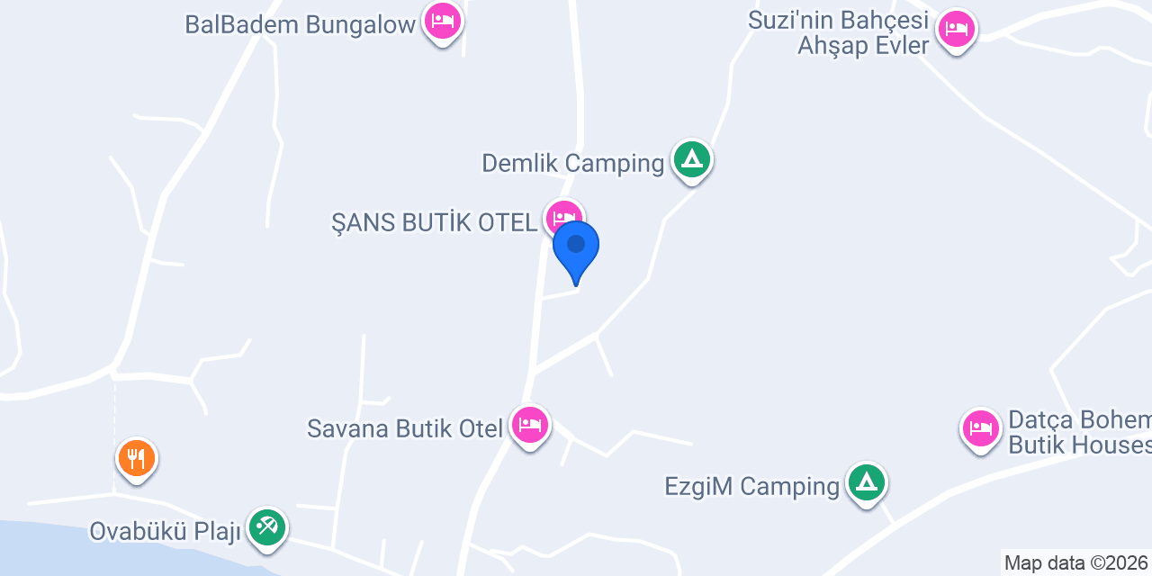 Karia Apart Pansiyon konumu