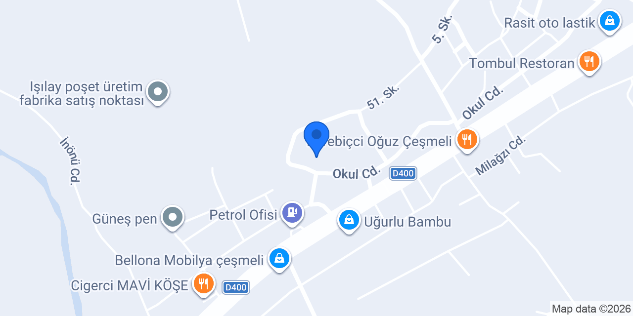 Çeşmeli İlkokulu konumu