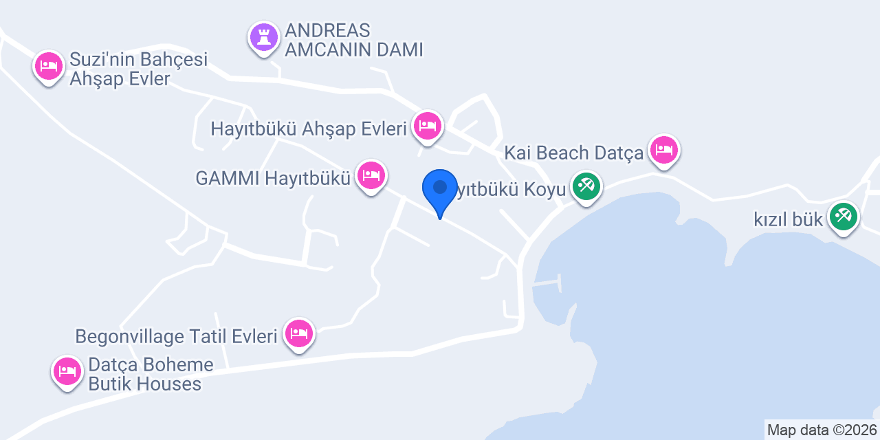 G A I A datça tiny house konumu