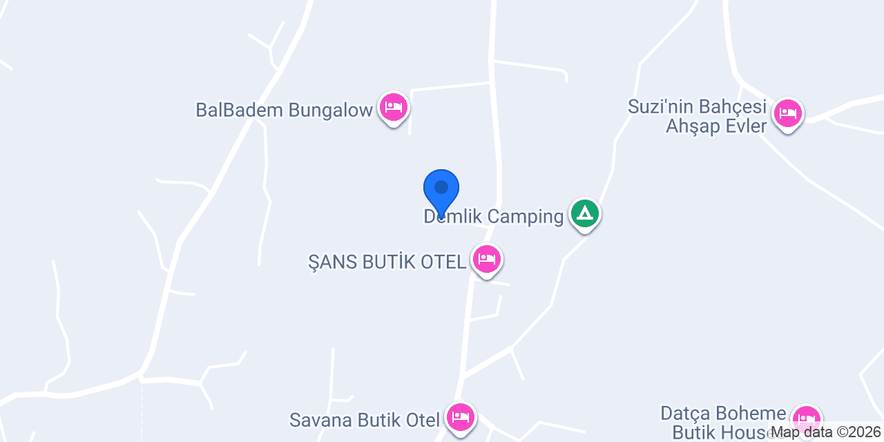 Derin Taş-Bungalow Datca konumu