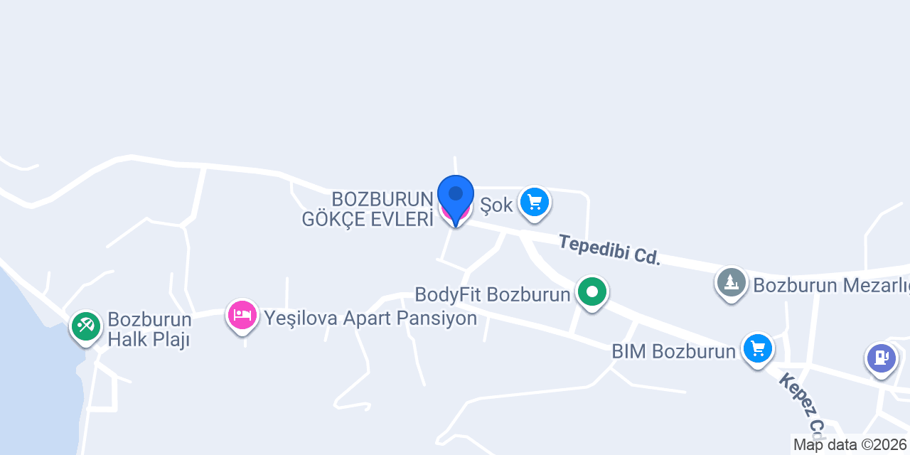 BOZBURUN GÖKÇE EVLERİ konumu